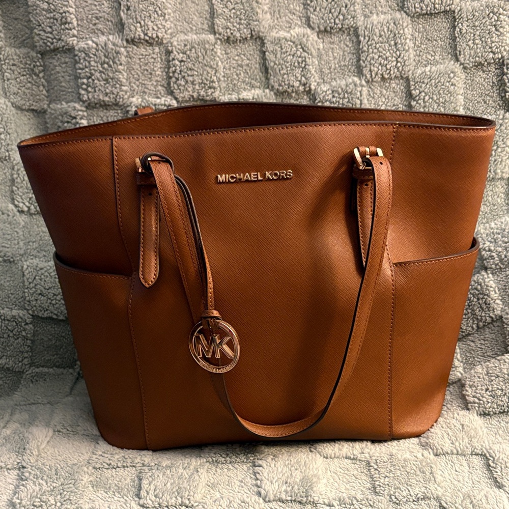 Michael Kors Brown Leather Tote